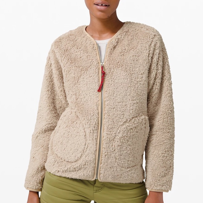 Lululemon Oh So Sherpa Full Zip * Trench